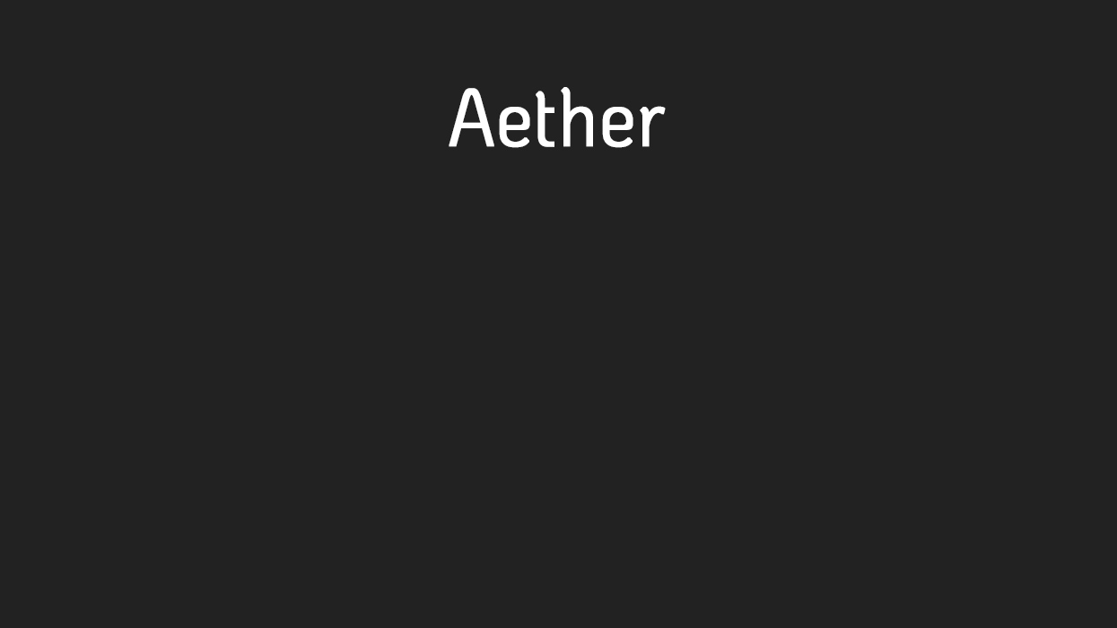 Aether - Extra